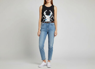 stradivarius top z długim rękawem: Reserved, Women`s top, size M