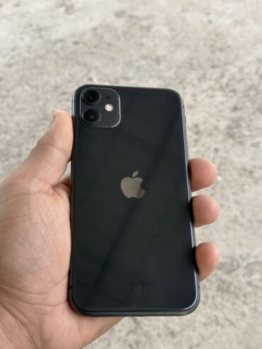 ayfon.13: IPhone 11, 64 ГБ, Черный, Face ID, Беспроводная зарядка