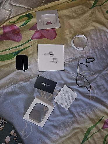 Уюлдук телефондор үчүн аксессуарлар: AirPods — беспроводные наушники - Премиум‑качество звука: чистые — 2