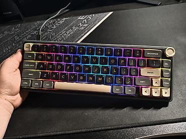 oyuncu komputer: Mechanical keyboard Royal Kludge R65 65% Phantom Black Ideal — 1