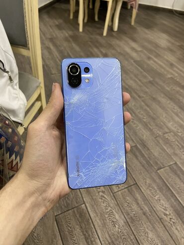 Xiaomi: Xiaomi Mi 11 Lite, 128 GB, rəng - Göy, 
 Zəmanət, Barmaq izi, Face ID