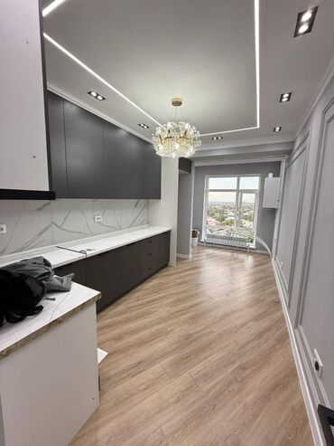 квартиры в рассрочку ош: 2 комнаты, 62 м², Элитка, 8 этаж, Дизайнерский ремонт