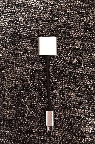 iphone cable: Продаю удобный аудио-переходник (сплиттер) с Type-C на 3.5 мм (AUX) + — 1