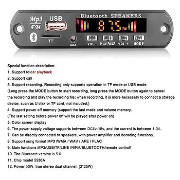 sony playstation 3 console: MP3 AUDIO MODUL SA POJACALOM 2X25W | MP3 modul dekoder sa pojacalom — 5