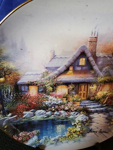 Ostali kućni dekor: Deko tanjir iz 90ih.god.A.Orpinas engleska br.MB 2961. Dekorativni — 7