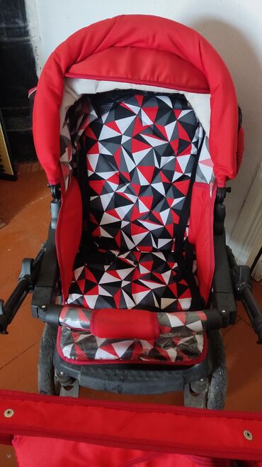 Коляски: Коляска, цвет - Черный, Б/у — 6