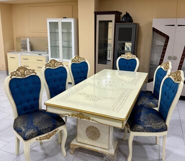 Masa və oturacaq dəstləri: Qonaq otağı üçün, Yeni, Açılmayan, Dördbucaq masa, 6 stul -da lalafo.az — 22 Masa və oturacaq dəstləri: Qonaq otağı üçün, Yeni, Açılmayan, Dördbucaq masa, 6 stul — 22