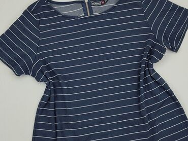 tommy hilfiger t shirty w paski: T-shirt, L, stan - Dobry