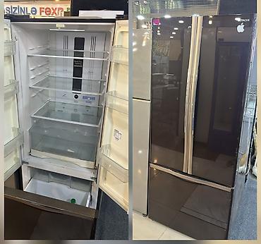 Hitachi Side-by-Side tipli soyuducu (alt çekmecəli dondurucu) -