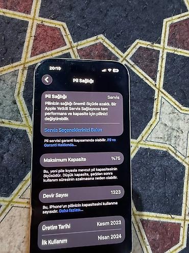 iphone 15 sadə: IPhone 15, Yaşıl, Face ID — 1