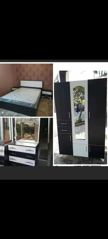 Yataq otağı dəstləri: 2 təknəfərlik çarpayı, Termo, Tumba, Dolab, Yeni — 3