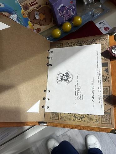 Ofis ləvazimatları: Harry Potter mövzulu dəftər – Gryffindor/Hogwarts dizaynı - Qapaq — 2