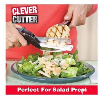 Ostala kuhinjska oprema: Clever Cutter-2u1 kuhinjski nož i daska Clever Cutter kombinuje nož