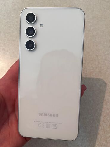 Samsung: Samsung A54, 128 ГБ, цвет - Белый, Сенсорный, Отпечаток пальца, Две SIM карты