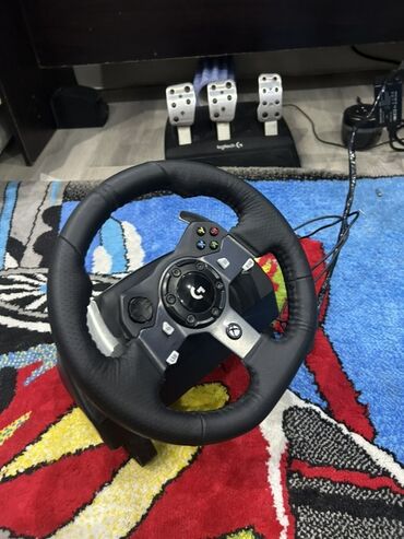 джойстик на телевизор: Игровой руль Logitech G920 с педалями (комплект) - Руль с кожаной