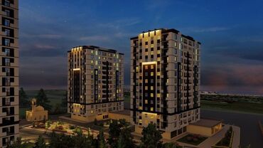 temirsiz menziller: 2 otaqlı, Yeni tikili, 60 kv. m
