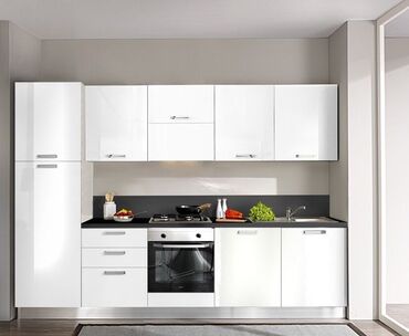 Sifarişlə mətbəx mebeli: Sifarişlə mətbəx dəsti, Özü çəkən petlələr, Mat laminat, Kredit var, Rayonlara çatdırılma, Pulsuz çatdırılma — 29