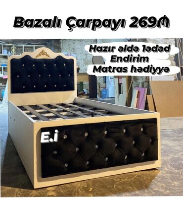 2ci əl çarpayı: Yeni, Təknəfərlik çarpayı, Bazalı, Matras ilə