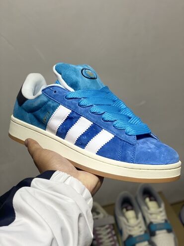 Кроссовки и спортивная обувь: Кеды Adidas Campus (оригинальная линейка Originals) - Материал верха — 16