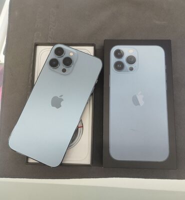 сколько стоит iphone 2: IPhone 13 Pro, 128 GB, Sierra Blue, Zəmanət, Face ID, Sənədlərlə