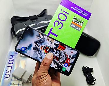 Infinix: Infinix HOT 30i, Новый, 256 ГБ, цвет - Синий, 1 SIM, 2 SIM, eSIM — 3