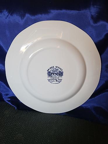 Kuhinjski setovi: Tanjiri Bridge Scenes engleski iz 70ih.god. Engleski tanjiri — 13