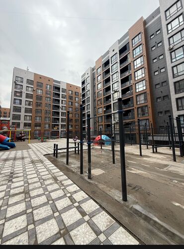 квартира берилет салиева алматинка: 1 комната, 53 м², 108 серия, 9 этаж, ПСО (под самоотделку)