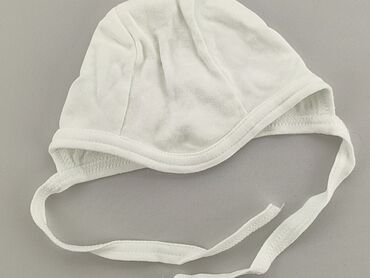 biała czapka niemowlęca chrzest: Czapeczka, stan - Dobry