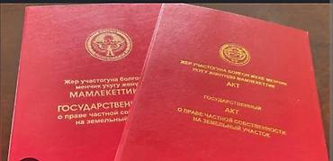 Кыймылсыз мүлк: 8 соток, Курулуш, Кызыл китеп — 1