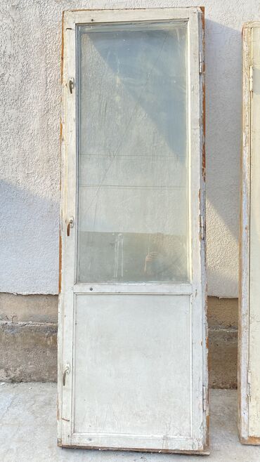 окно двер: Стеклянная дверь, Б/у, Самовывоз
