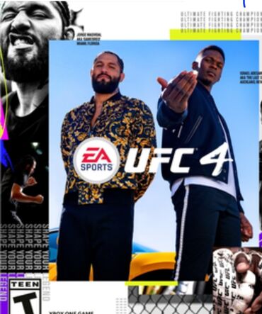 купить xbox one x: Ps4 üçün ufc 4 diski.cızığı yoxdu.işlənmişdi.2 kişi oynamaq