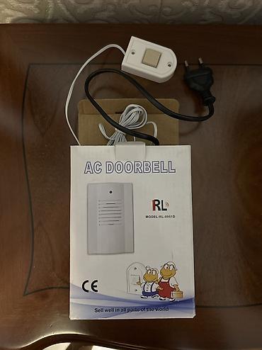 Двери и комплектующие: AC Doorbell – şəbəkə ilə işləyən qapı zəngi Məhsul xüsusiyyətləri: - — 1