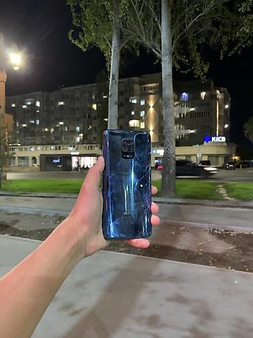 Redmi, Redmi Note 9 Pro, Б/у, 128 ГБ, цвет - Голубой, 2 SIM