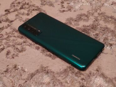 купить бэушные телефоны: Huawei Enjoy 20 SE, Колдонулган, 128 ГБ, түсү - Жашыл, 2 SIM