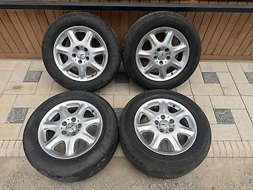 Колеса в сборе 225 / 60 / R 16, Лето, Б/у, Комплект, Легковые, Литые, отверстий - 5 at lalafo.kg Колеса в сборе 225 / 60 / R 16, Лето, Б/у, Комплект, Легковые, Литые, отверстий - 5