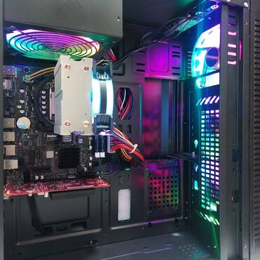 Masaüstü kompüterlər və iş stansiyaları: Oyun üçün Kompüter "RGB Gaming Core i5 3470 GT730 2GB 256GB NVME” ⭐Tək — 18