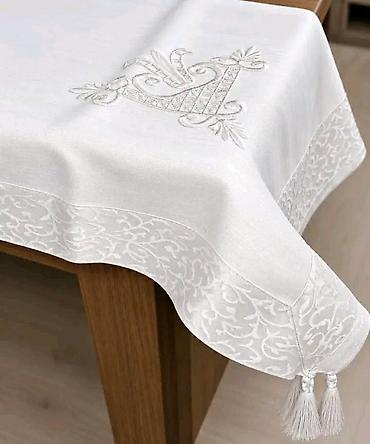 radne kecelje: ✨️Elegantni Turski stoljnjaci sa vezom i resama u dimenziji 160x220 - — 3