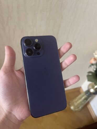 Apple iPhone: IPhone 14 Pro Max, 256 GB, Deep Purple, Simsiz şarj, Face ID