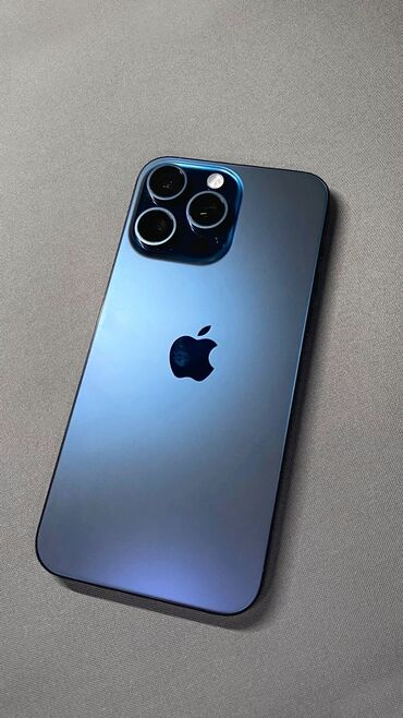 Apple iPhone: IPhone 15 Pro Max, 256 ГБ, Синий, 100 %