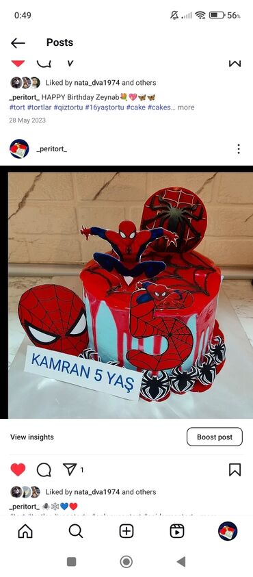 Tortlar: Hər növ tortların ve şirniyyatlarin sifarişi Ünvan Razin Whatsapp -da lalafo.az — 14 Tortlar: Hər növ tortların ve şirniyyatlarin sifarişi Ünvan Razin Whatsapp — 14