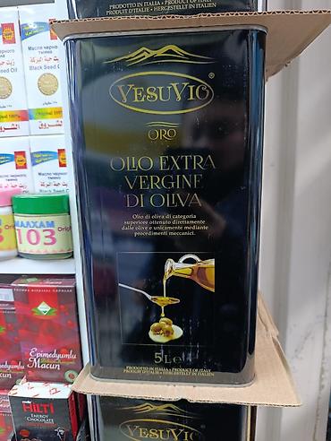 для консервации: Оливковое масло Extra Virgin Yesuvio ORO, 5 л - Холодный отжим — 1