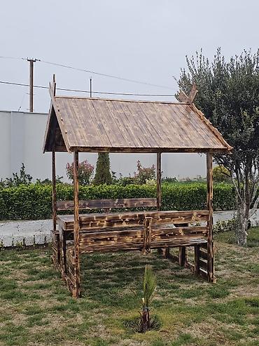 ramazan dekor: Taxta besedka. Besetka taxtadan sifarişlə hazırlayırıq. Söhbətgah — 7