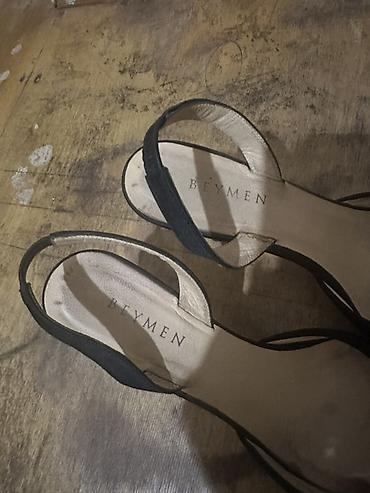 Tuflilər: Beymen qadın ayaqqabısı - Model: kəmərli slingback topuqlu ayaqqabı - — 2