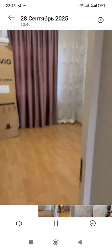 квартира снять на долгий срок: 1 комната, С мебелью частично