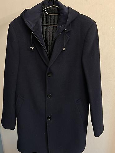 пальто италия: Мужское пальто MABRO Classic - Цвет: темно‑синий (navy) - Крой — 1