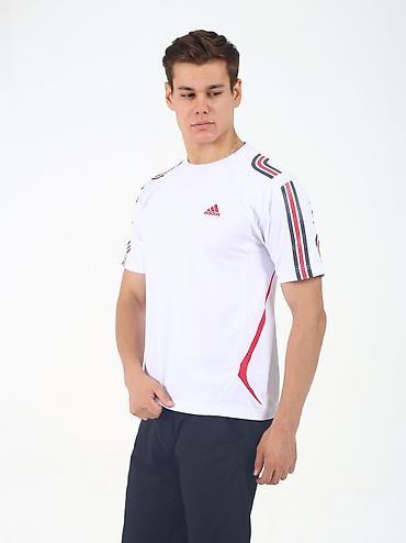 Футболки: Мужская футболка, 7XL, 5XL, S, Adidas, Новый, цвет - Белый, Платная доставка — 54