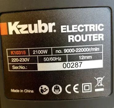 Ostali električni alati: KZUBR Frezer / Trimmer za Drvo sa Potenciometrom Model: KER-2100 KZUBR — 6