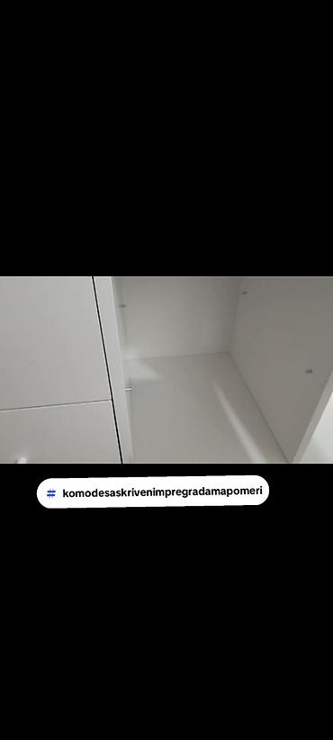 Komode: Komoda sa skrivenim pregradama Se izradjuje u Univera debljine 18mm — 6