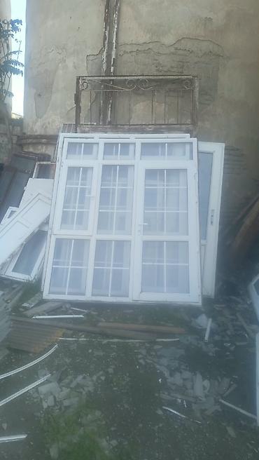 PVC pəncərə və qapı dəsti - Material: Ağ rəngli PVC profillər - at lalafo.az PVC pəncərə və qapı dəsti - Material: Ağ rəngli PVC profillər -