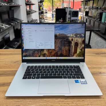 ноу: Ноутбук, Huawei, 8 ГБ ОЗУ, Intel Core i3, 15.6 ", Для работы, учебы, память NVMe SSD